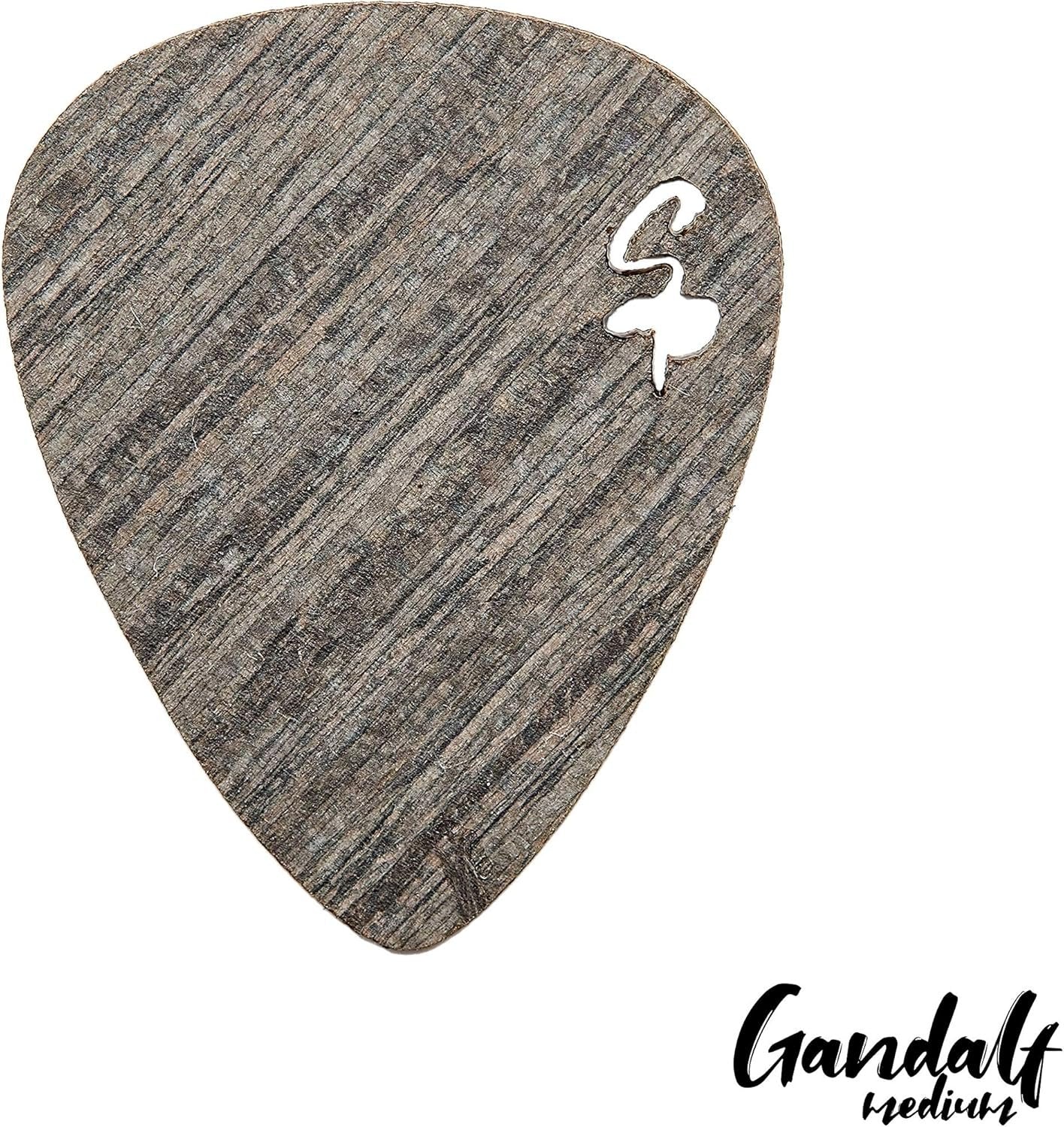 Stickpick | Set of 7 flexible guitar picks made of real wood | For electric, acoustic and bass guitars in various strengths | In aluminum can | Sustainably manufactured | Made in Germany