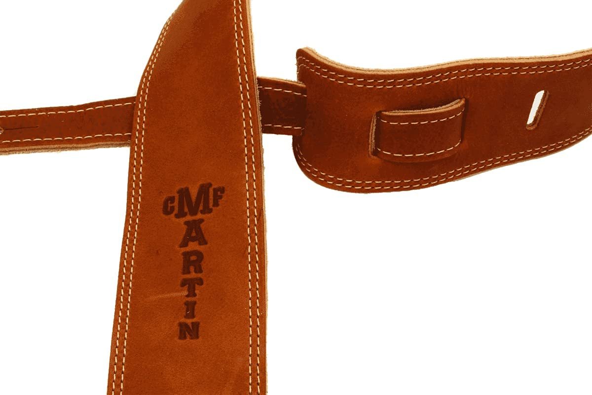 Martin Ball Leather Suede Strap Brown 2.5" (18A0012)
