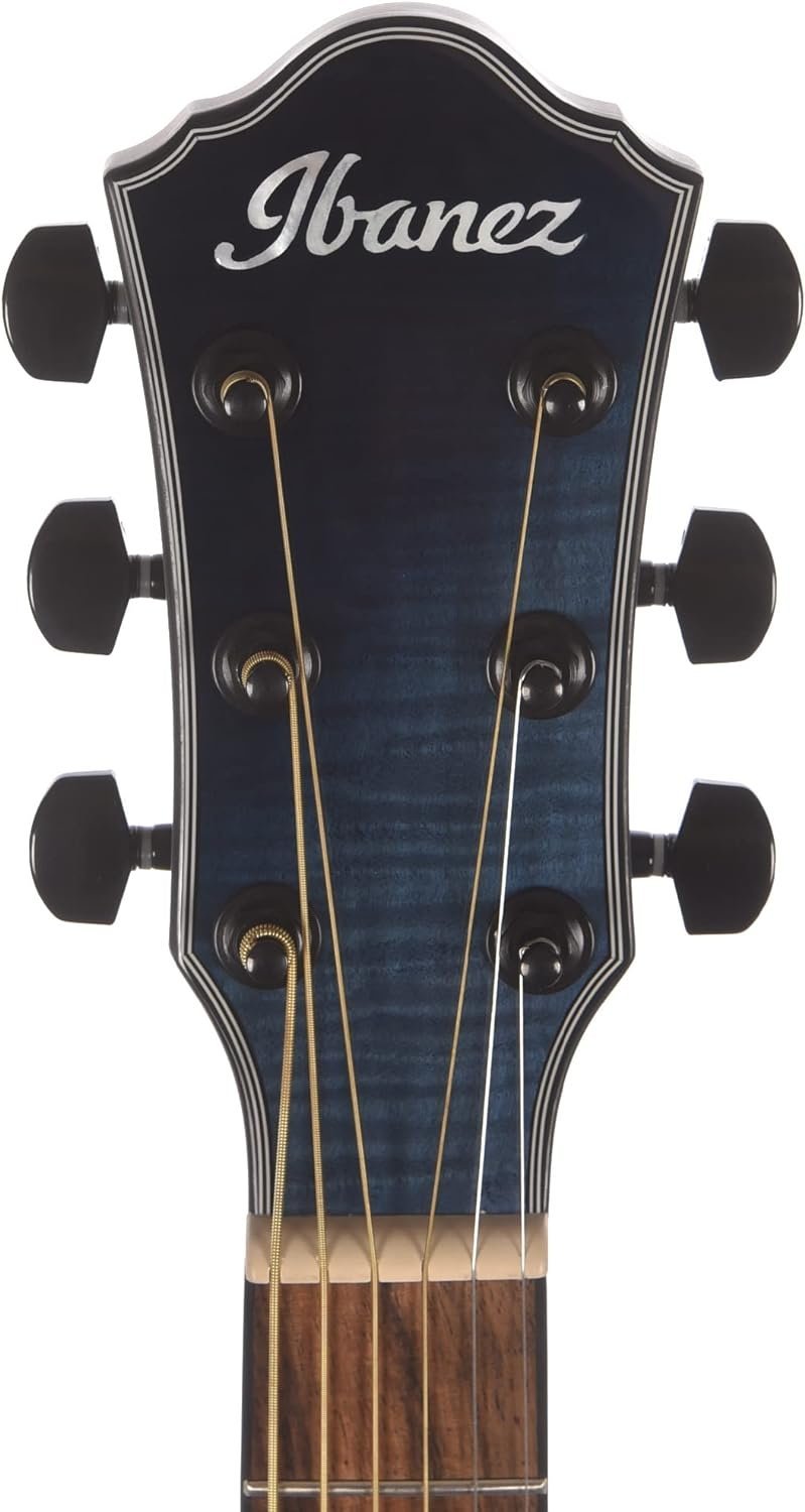 Ibanez AEWC32FM AE Acoustic Guitar Flamed Maple/Sapele Indigo Blue Burst Gloss