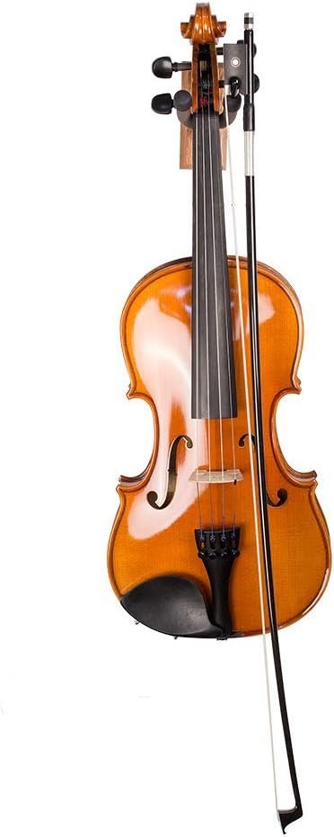 String Swing Violin Hanger Wooden Wall Mount for Home & Studio CC01V-O Hardwood Oak