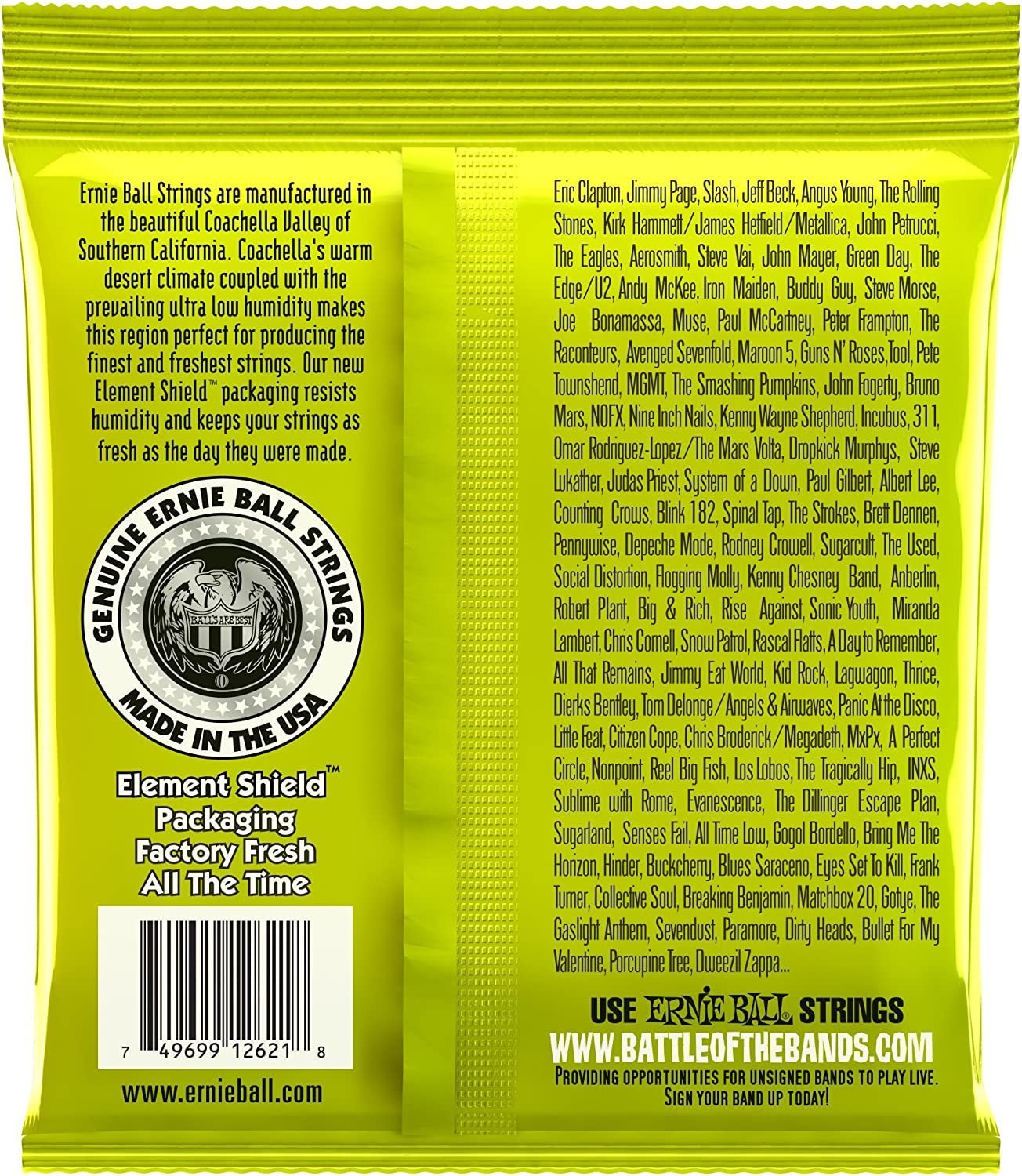 Ernie Ball 7-String Regular Slinky Nickel Wound Electric Guitar Strings, 10-56 Gauge (P02621)