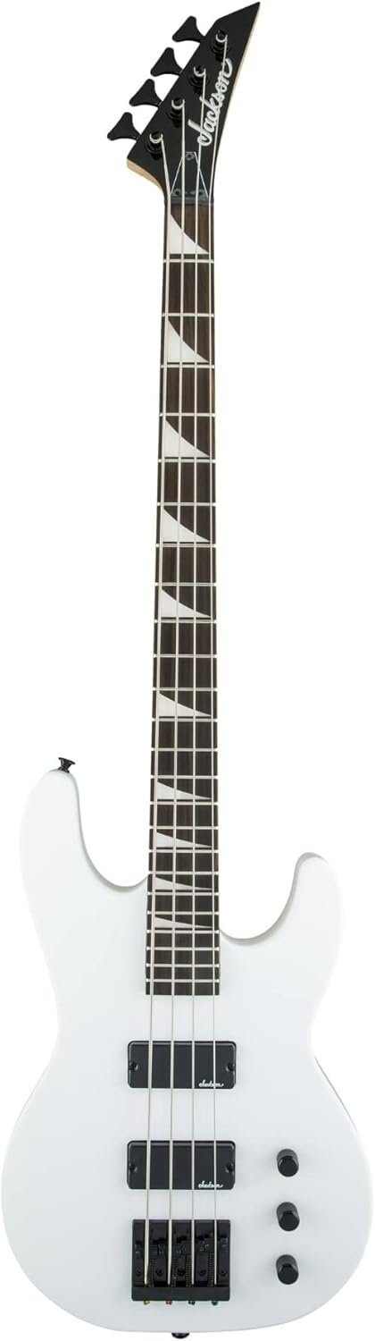 Jackson JS Series Concert Bass JS2 Electric Bass Guitar, Amaranth Fingerboard, Snow White