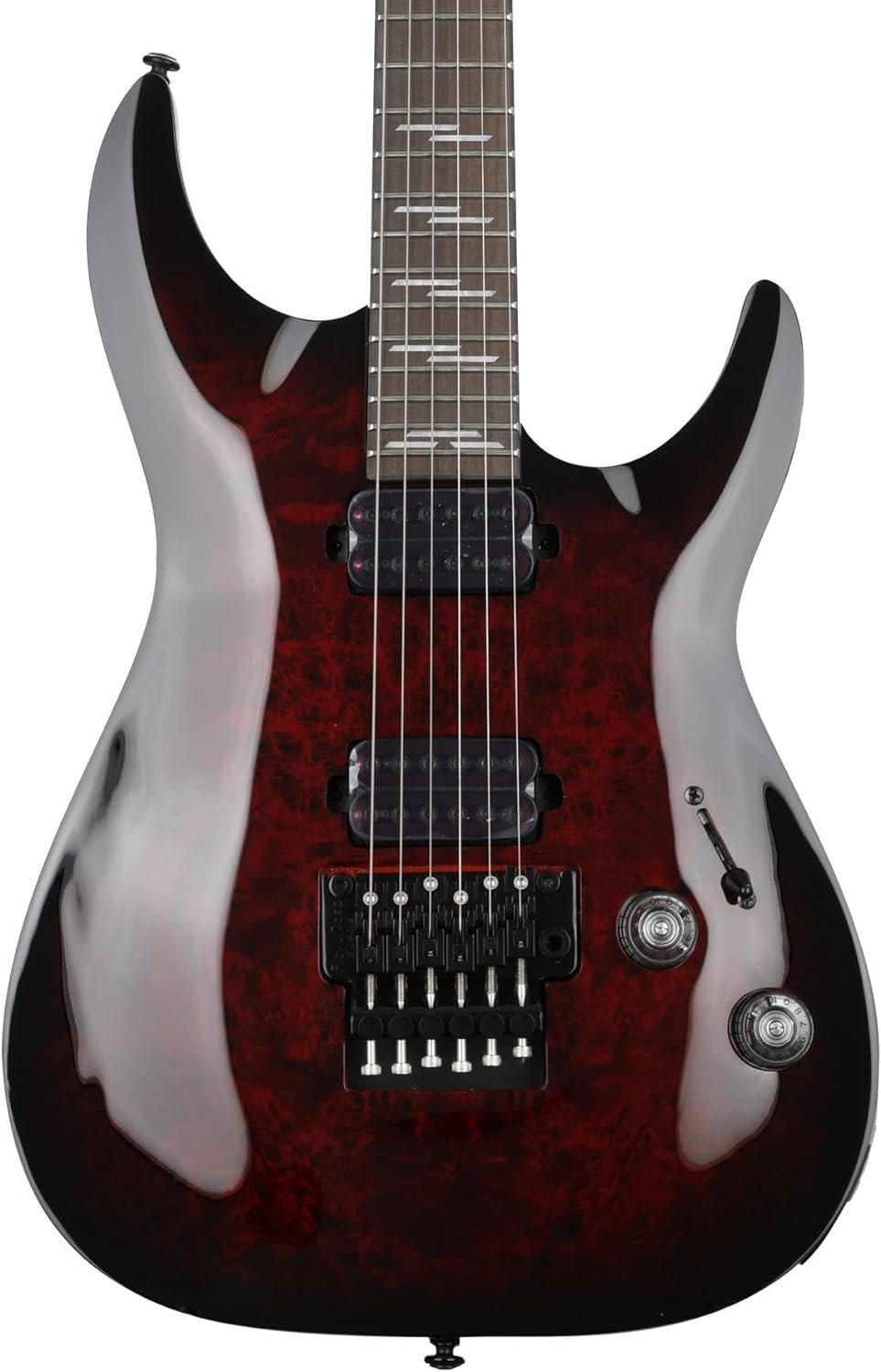 Schecter Omen Elite-6 FR Electric Guitar - Black Cherry Burst