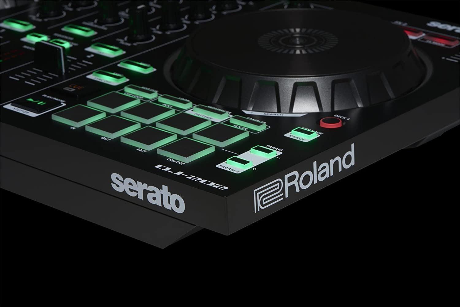 Roland DJ-202 Two-channel, Four-deck Serato DJ Controller