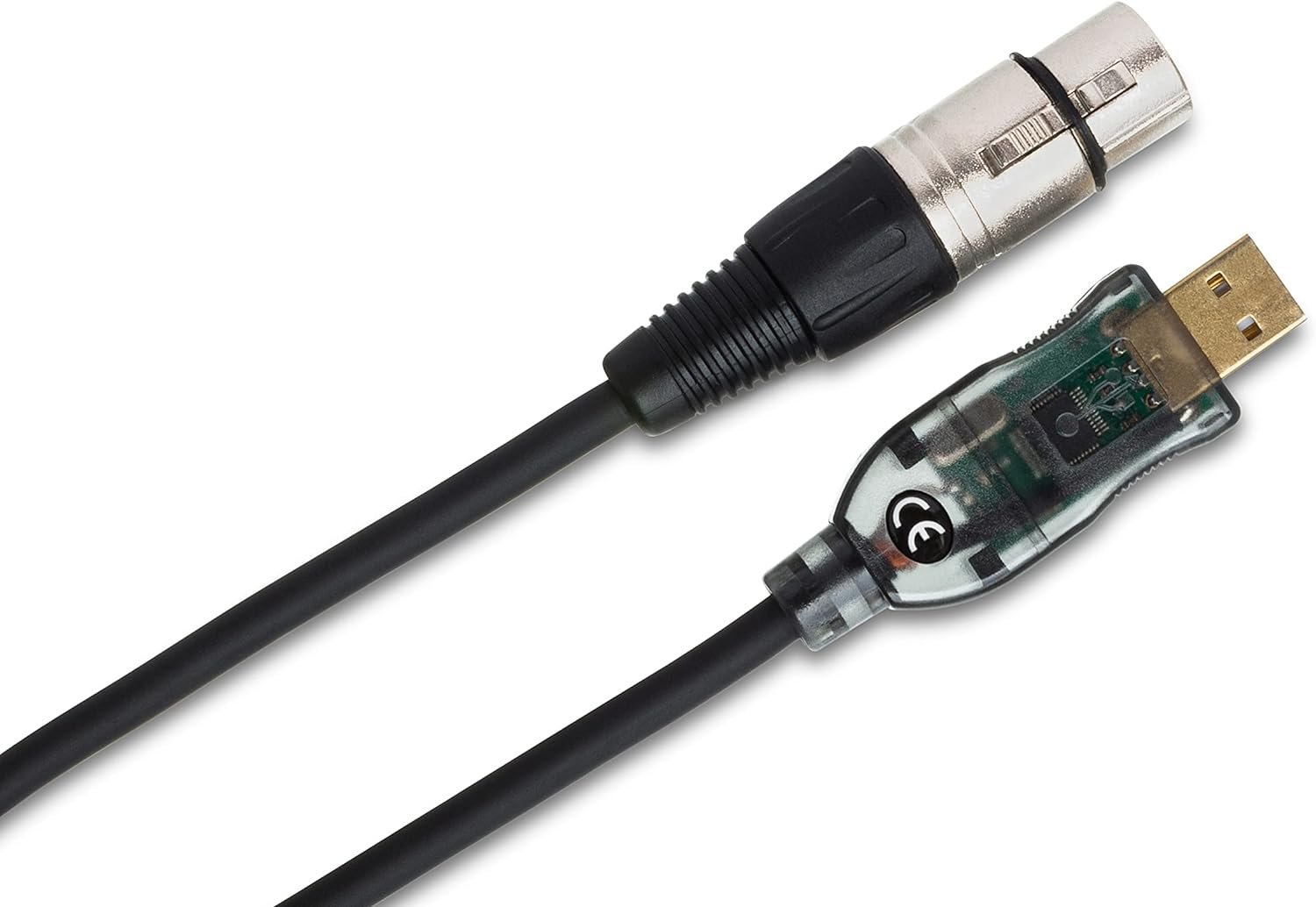 Hosa UXA-110 XLR3F Type A TRACKLINK USB Interface, 10 Feet (UXA110)