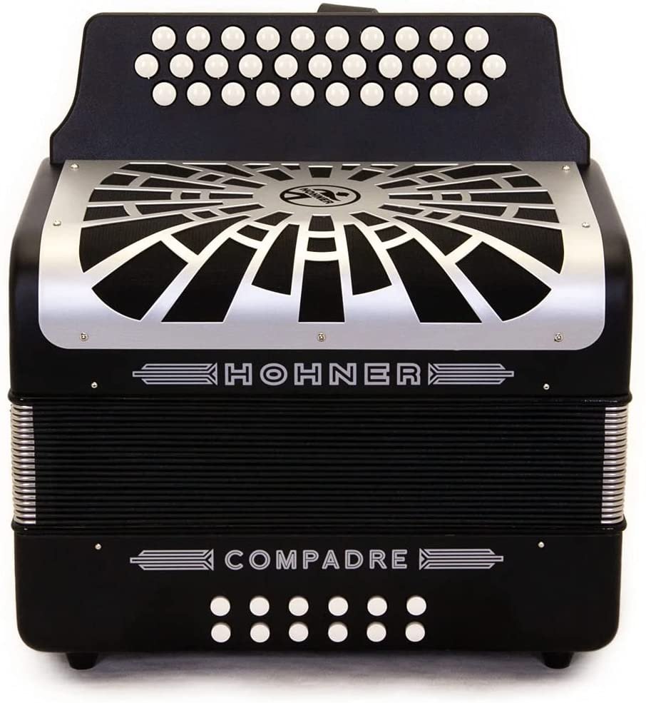 Hohner Compadre GCF Accordion with Gig Bag (Black)