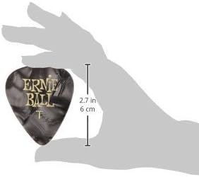 Ernie Ball Guitar Picks, Thin, Assorted Perloid, 24-pack (P09164)
