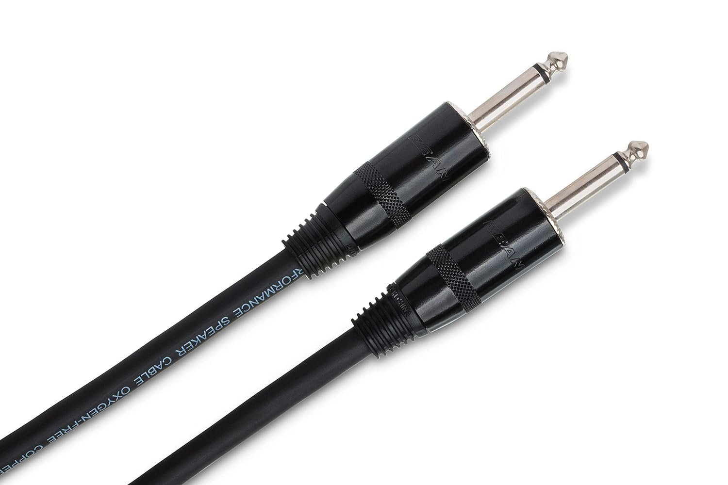 HOSA SKJ Pro Speaker Cables REAN 1/4 Inch TS - (50 Feet) (Black)
