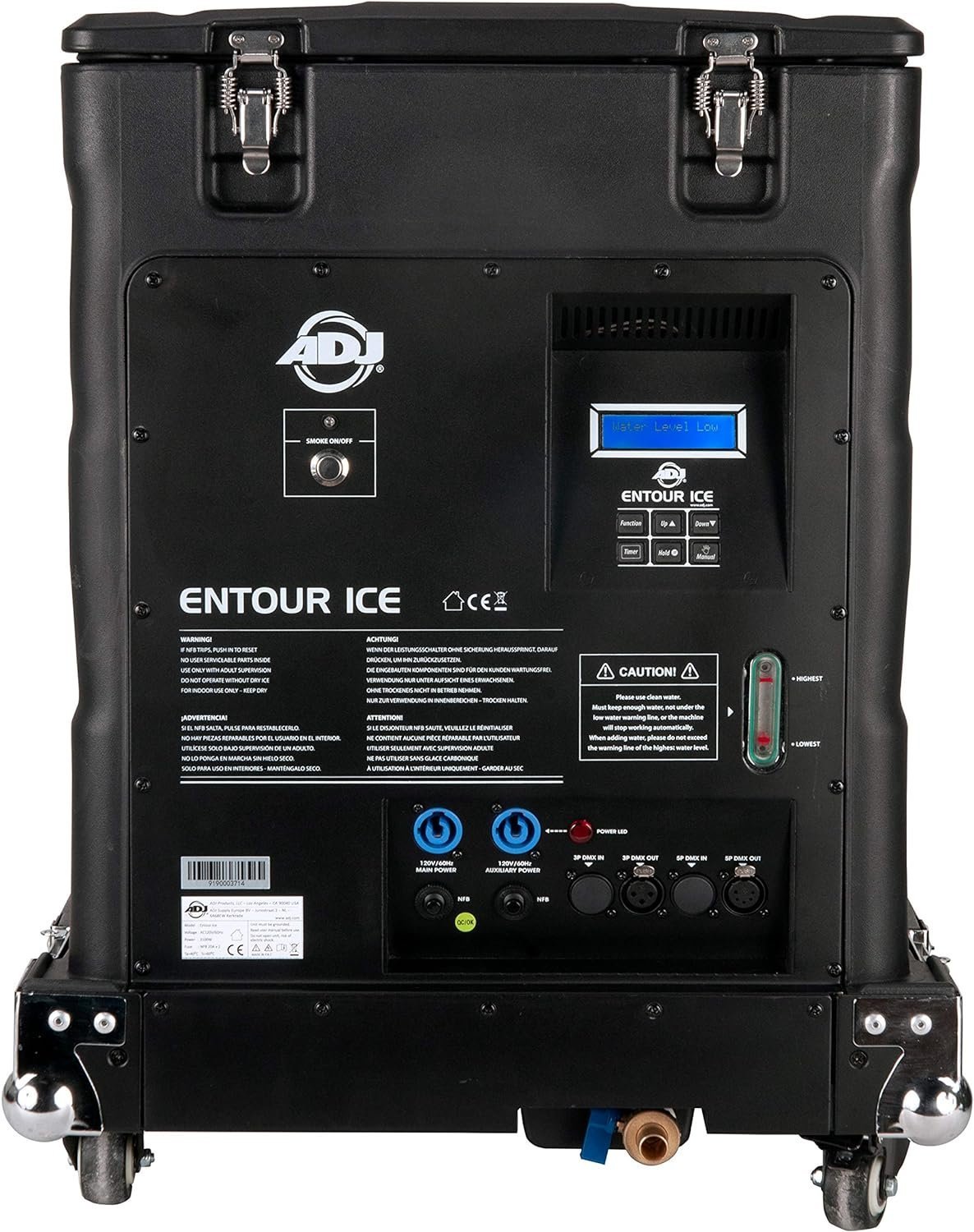 ADJ Entour Ice Professional Low Lying High Density Fog Machine, DMX Control