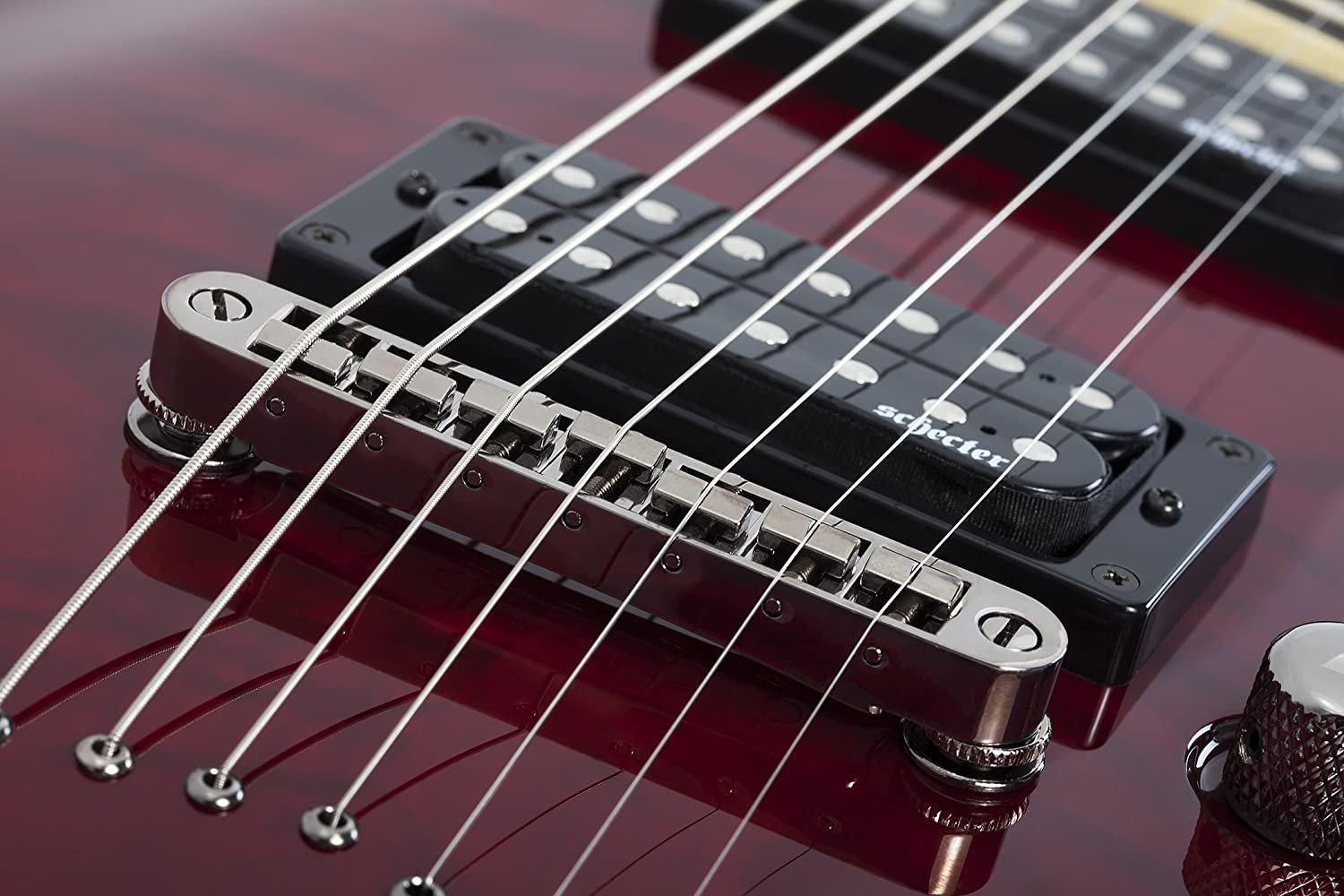 Schecter Omen Extreme-7 Electric Guitar (Black Cherry)