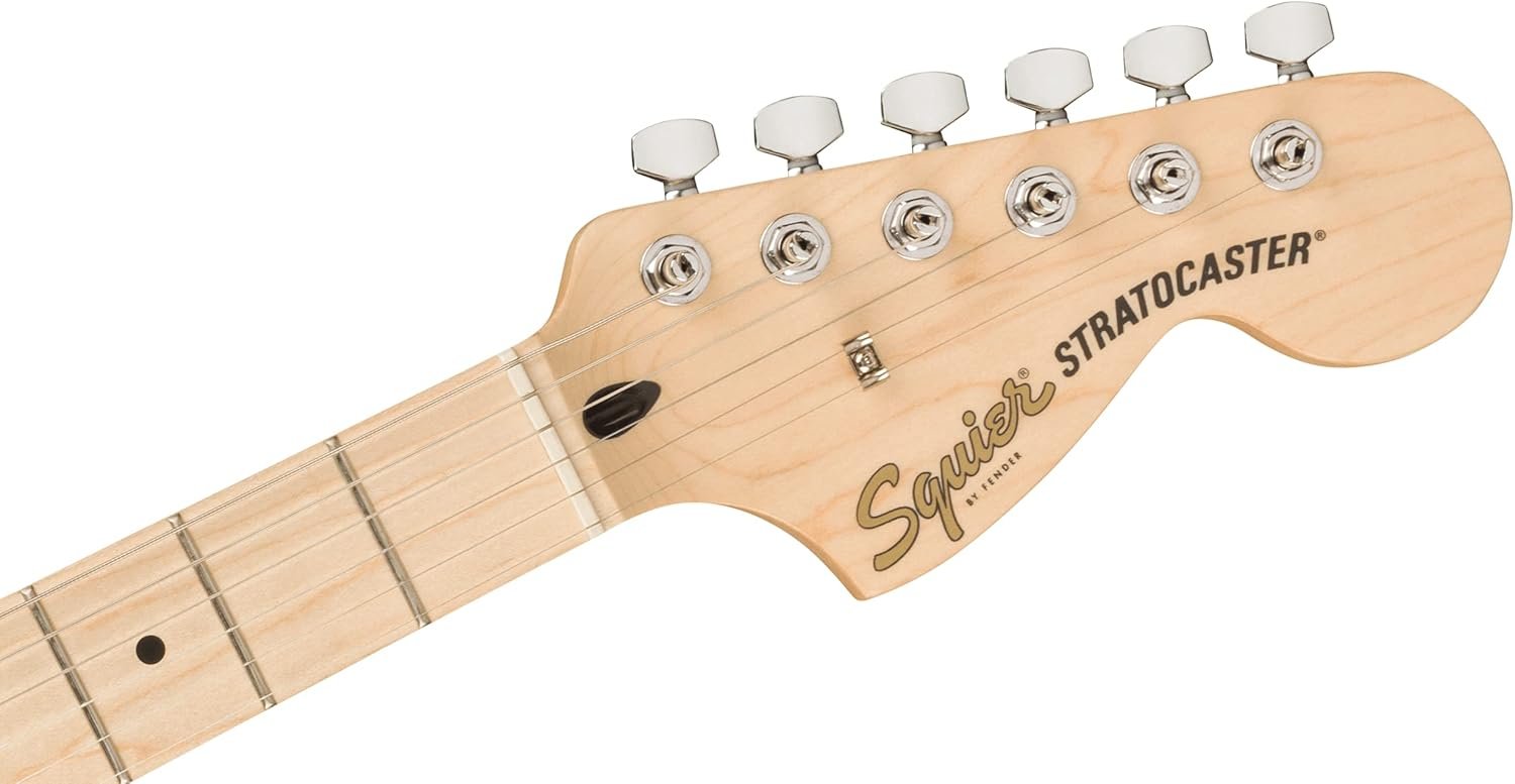 Squier Affinity Series Stratocaster Electric Guitar, with 2-Year Warranty, Lake Placid Blue, Maple Fingerboard
