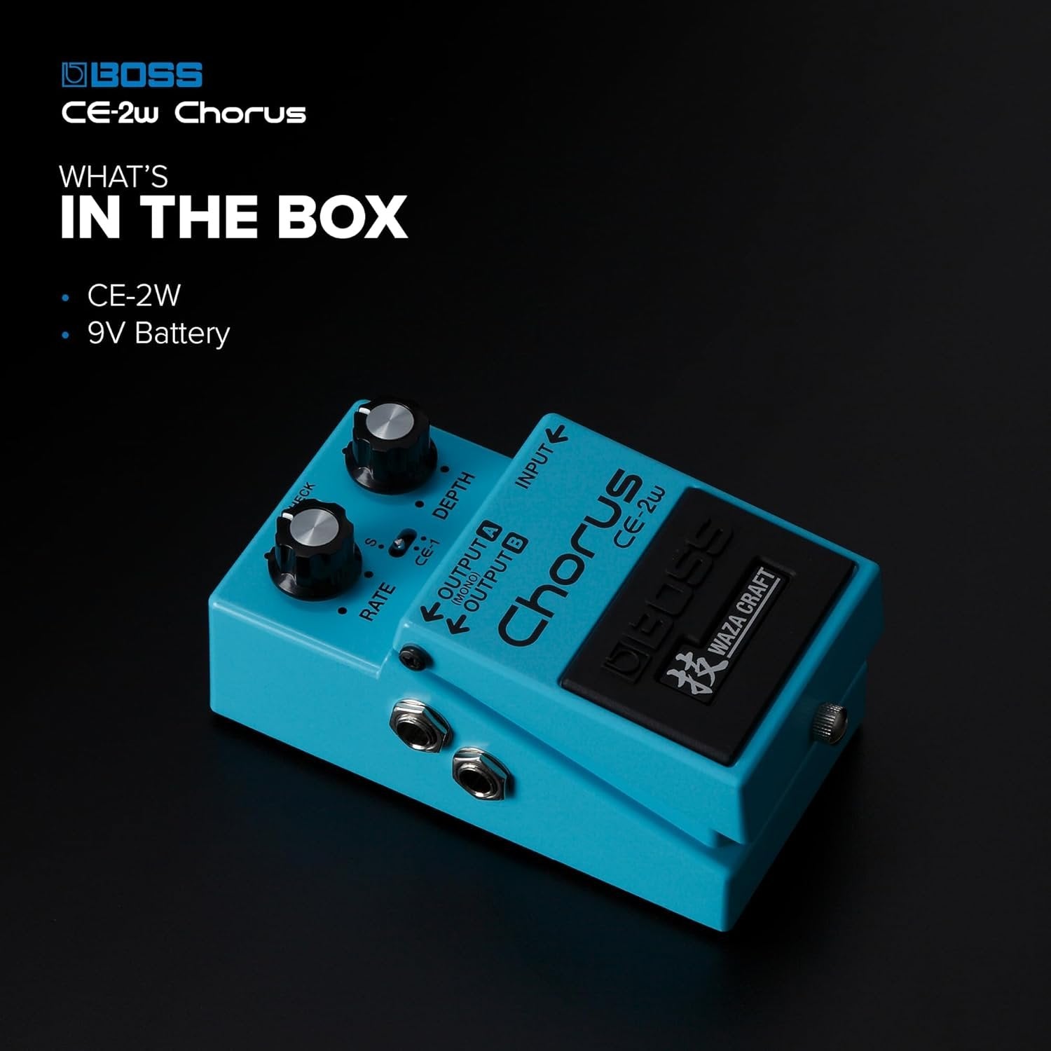 Boss CE-2W Waza Craft Chorus Pedal
