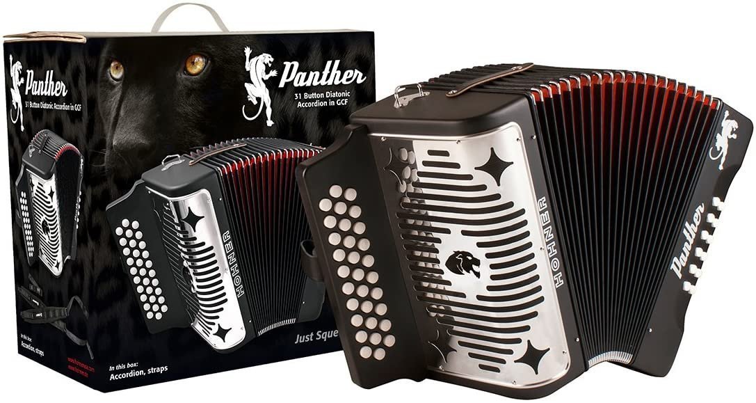 Hohner Panther Accordion F/Bb/Eb Keys (3100FB)