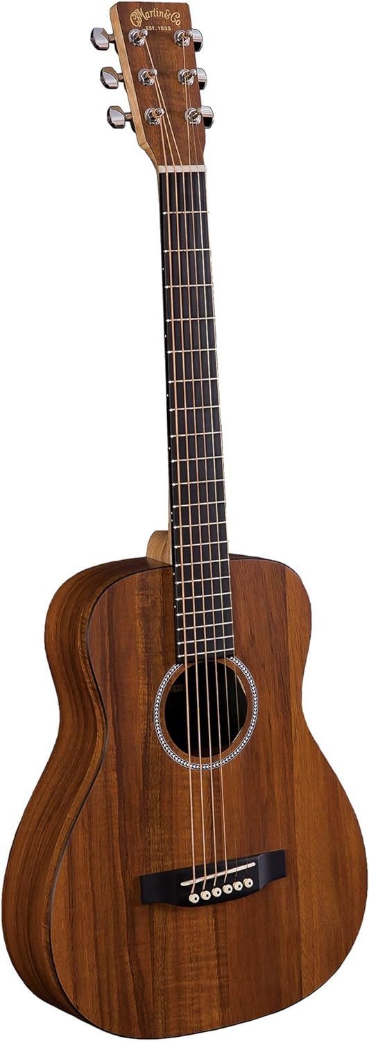Martin LXK2 Acoustic Guitar with Gig Bag, Koa and Sitka Spruce HPL Construction, Modified 0-14 Fret, Modified Low Oval Neck Shape