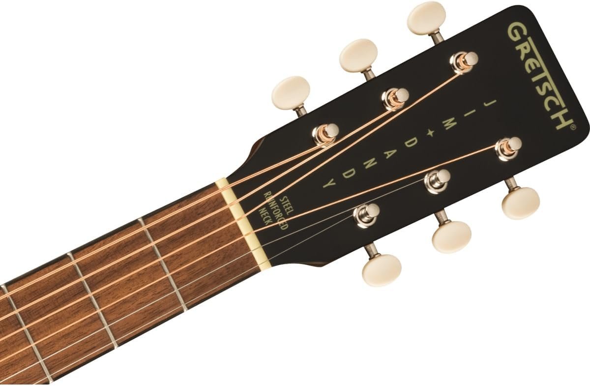 Gretsch Jim Dandy Deltoluxe Parlor Acoustic-electric Guitar - Black