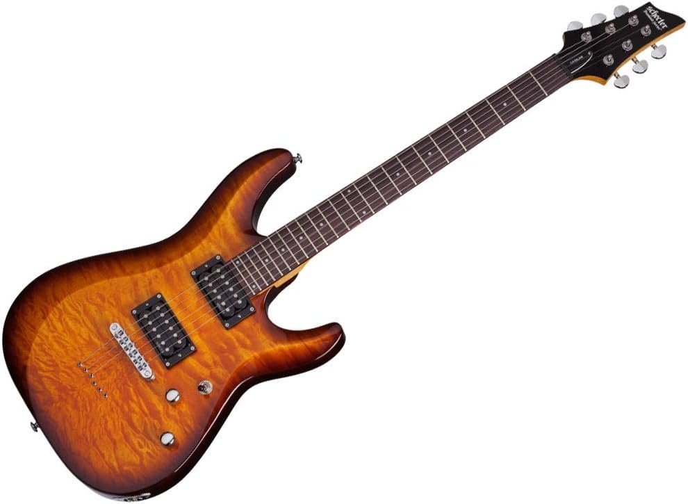 Schecter C-6 Plus VSB Solid-Body Electric Guitar, VSB