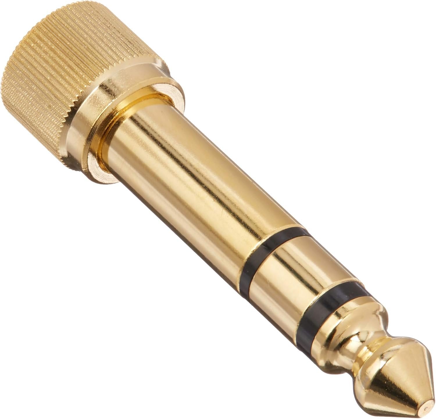 PIG HOG PAST35THRD 3.5Mm(F)-1/4" (M) Stereo Adapter, Threaded