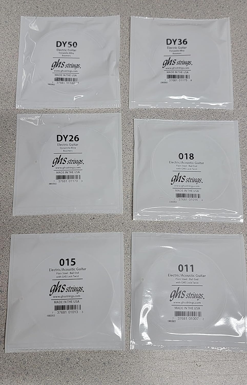 GHS Strings, Electric Guitar Strings, Guitar Boomers, Model: GBM SET, Medium Gauge, 11-50