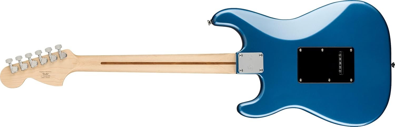 Squier Affinity Series Stratocaster Electric Guitar, with 2-Year Warranty, Lake Placid Blue, Maple Fingerboard
