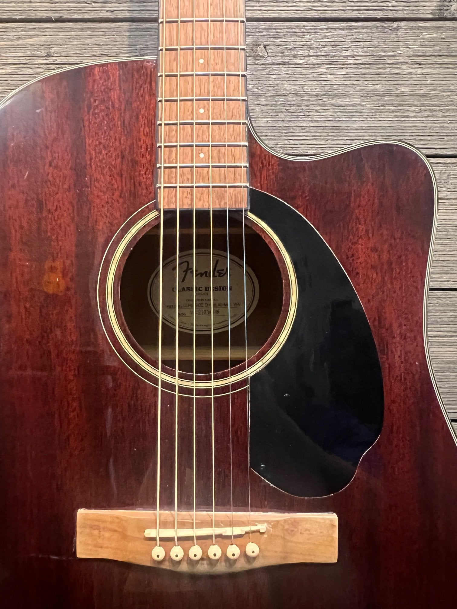 Fender CD-60SCE Dreadnought Acoustic Guitar - All Mahogany