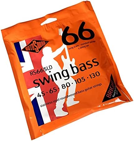 Rotosound RS665LD Swing Bass 66 Stainless Steel Roundwound Long Scale 5-String Bass String