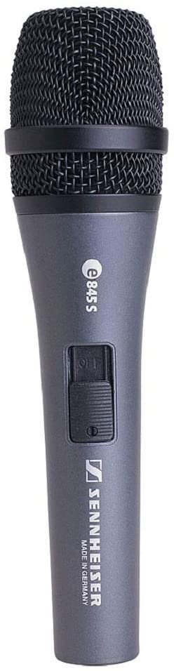 Sennheiser E 845-S Dynamic Super Cardioid Microphone