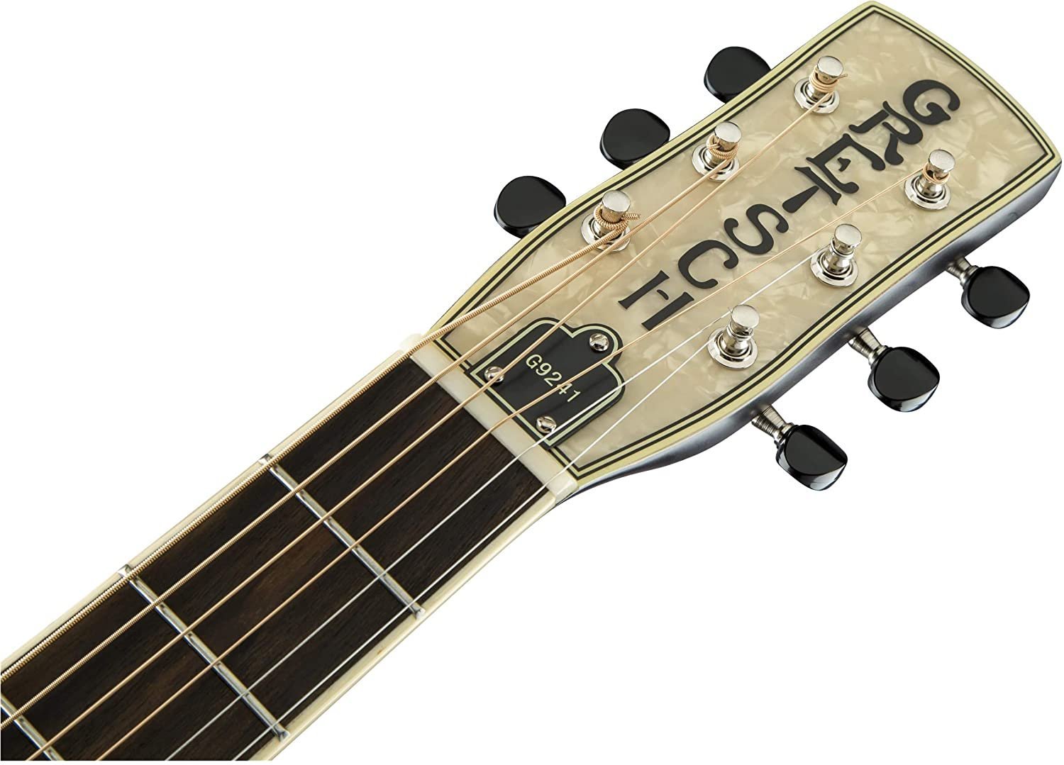 Gretsch G9240 Alligator Mahogany Round Neck Resonator - 2-Color Sunburst, Padauk Fingerboard