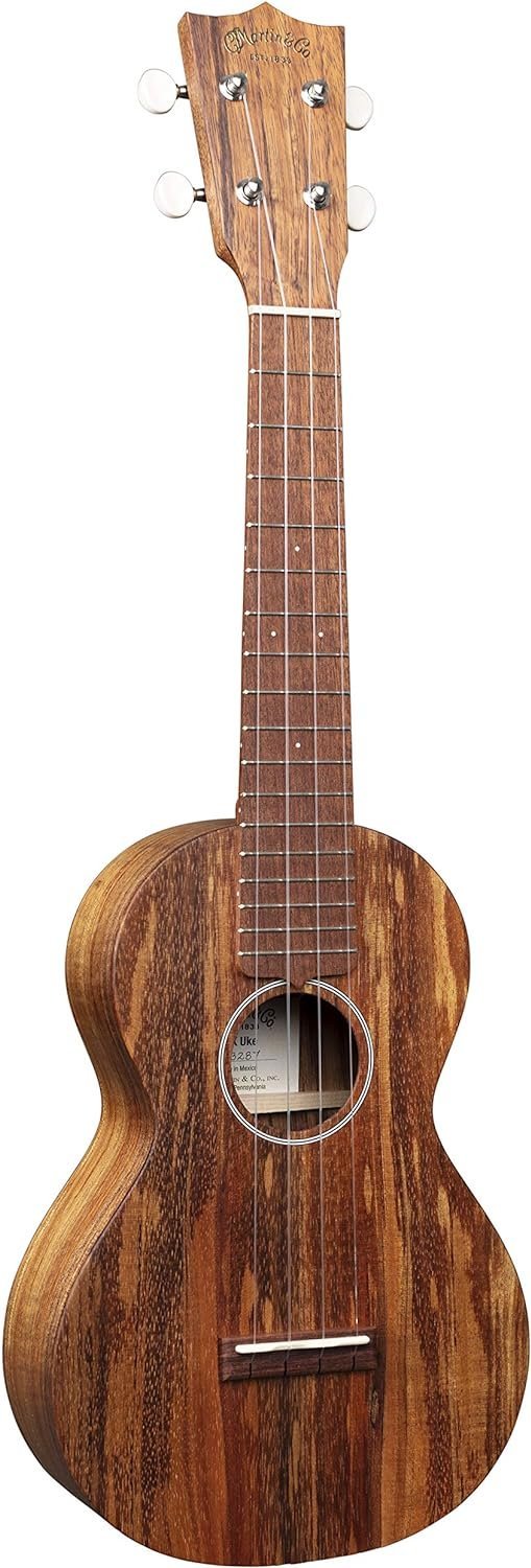 Martin Guitar C1K Acoustic Ukulele with Gig Bag, Hawaiian Koa Wood Construction, Hand-Rubbed Finish, Concert Ukulele Neck Shape with Standard Taper