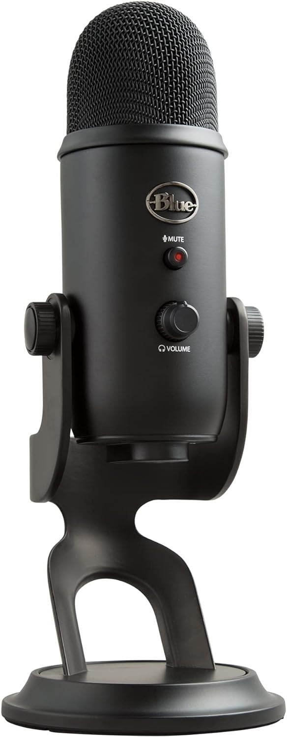 Blue Yeti USB Microphone for Recording, Streaming, Gaming,