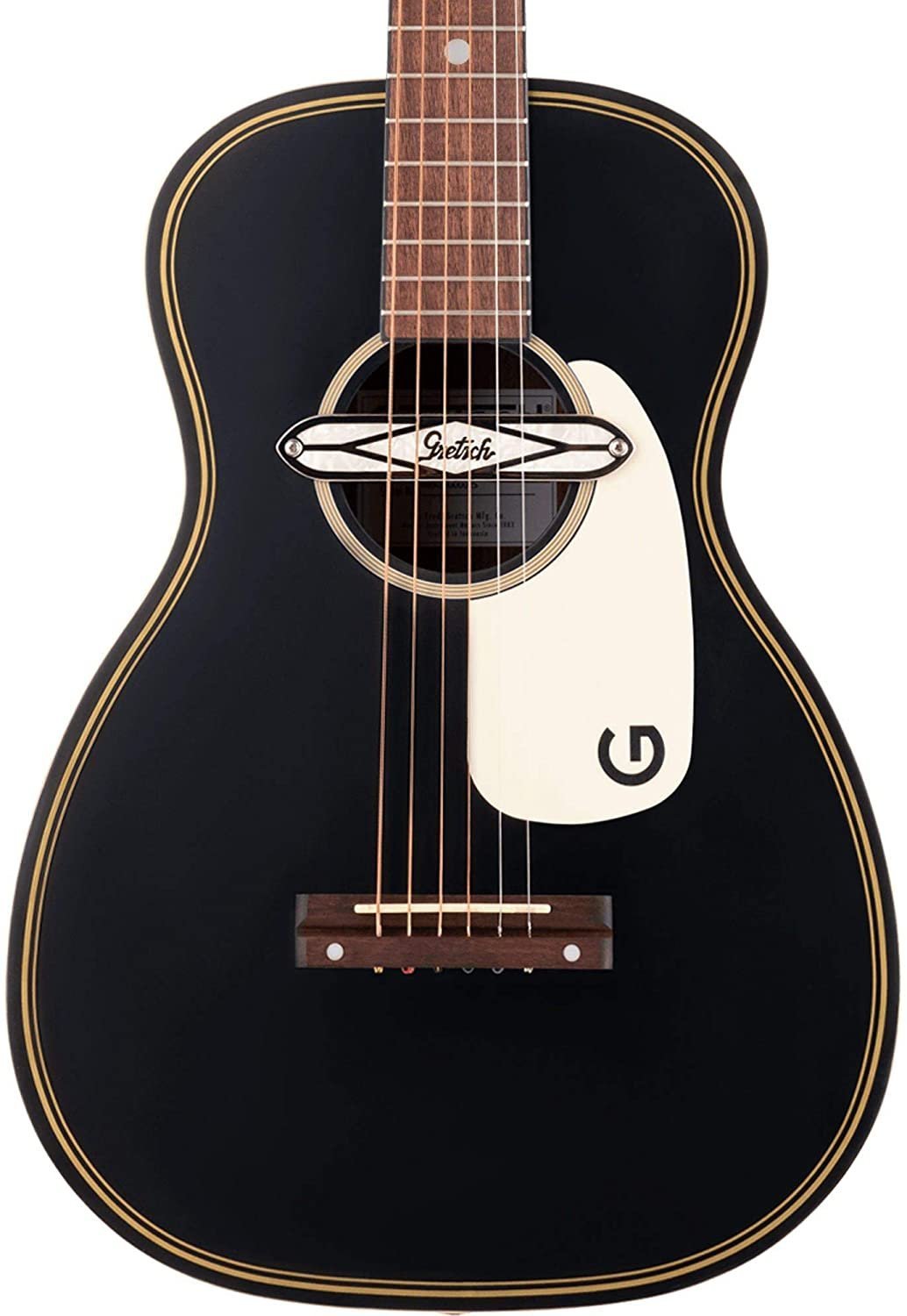Gretsch G9520E Gin Rickey Acoustic/Electric Smokestack Black w/Soundhole Pickup
