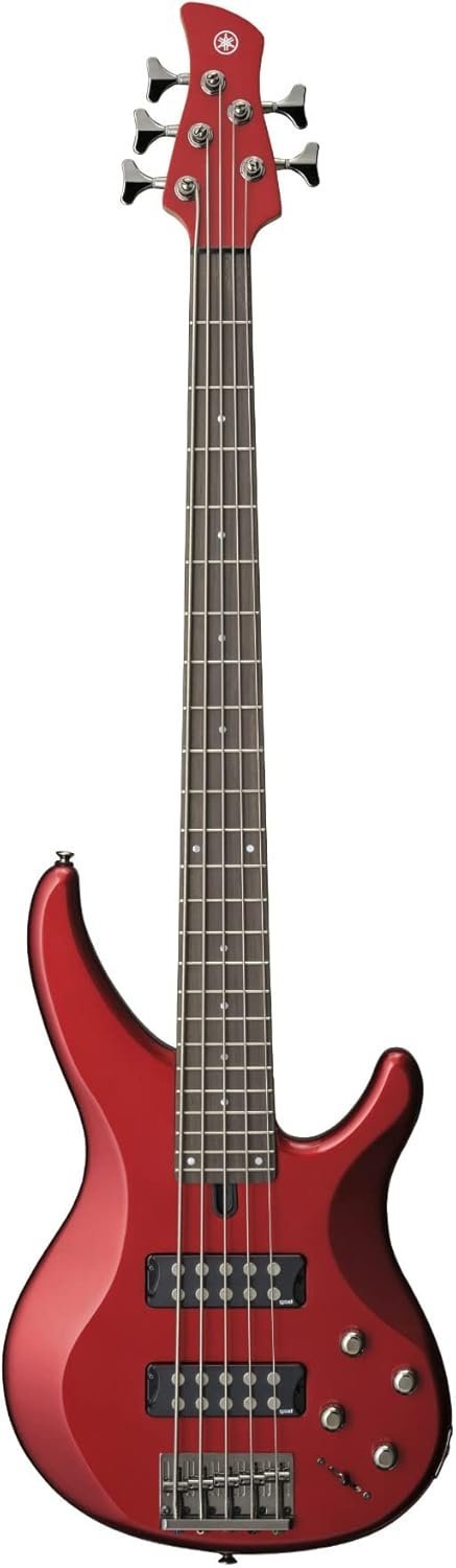 Yamaha TRBX305 CAR 5-String Electric Bass Guitar,Candy Apple Red