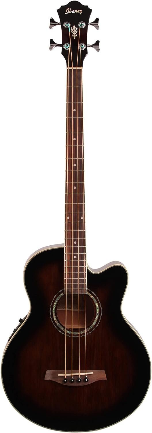 Ibanez Acoustic-Electric Bass Guitar Dark Violin Sunburst