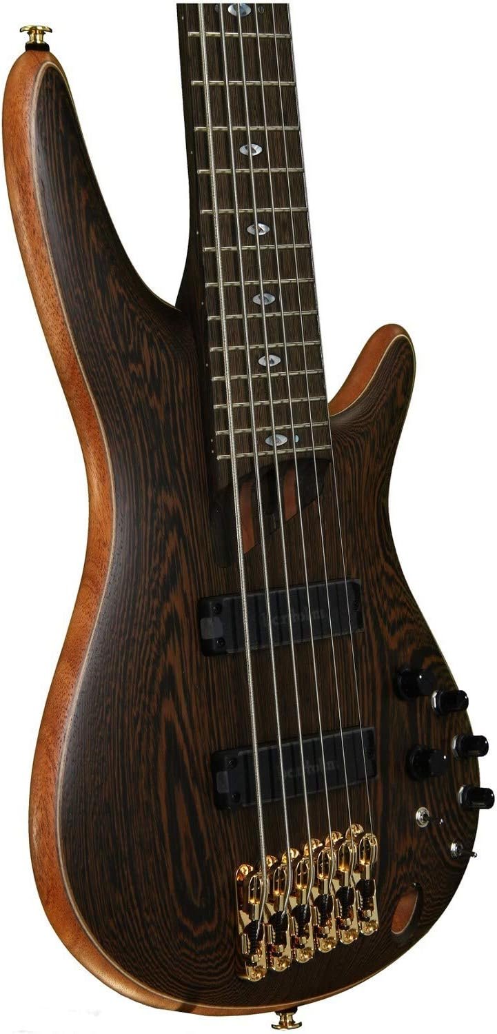 Ibanez Prestige SR5006 6-String Electric Bass Guitar Natural