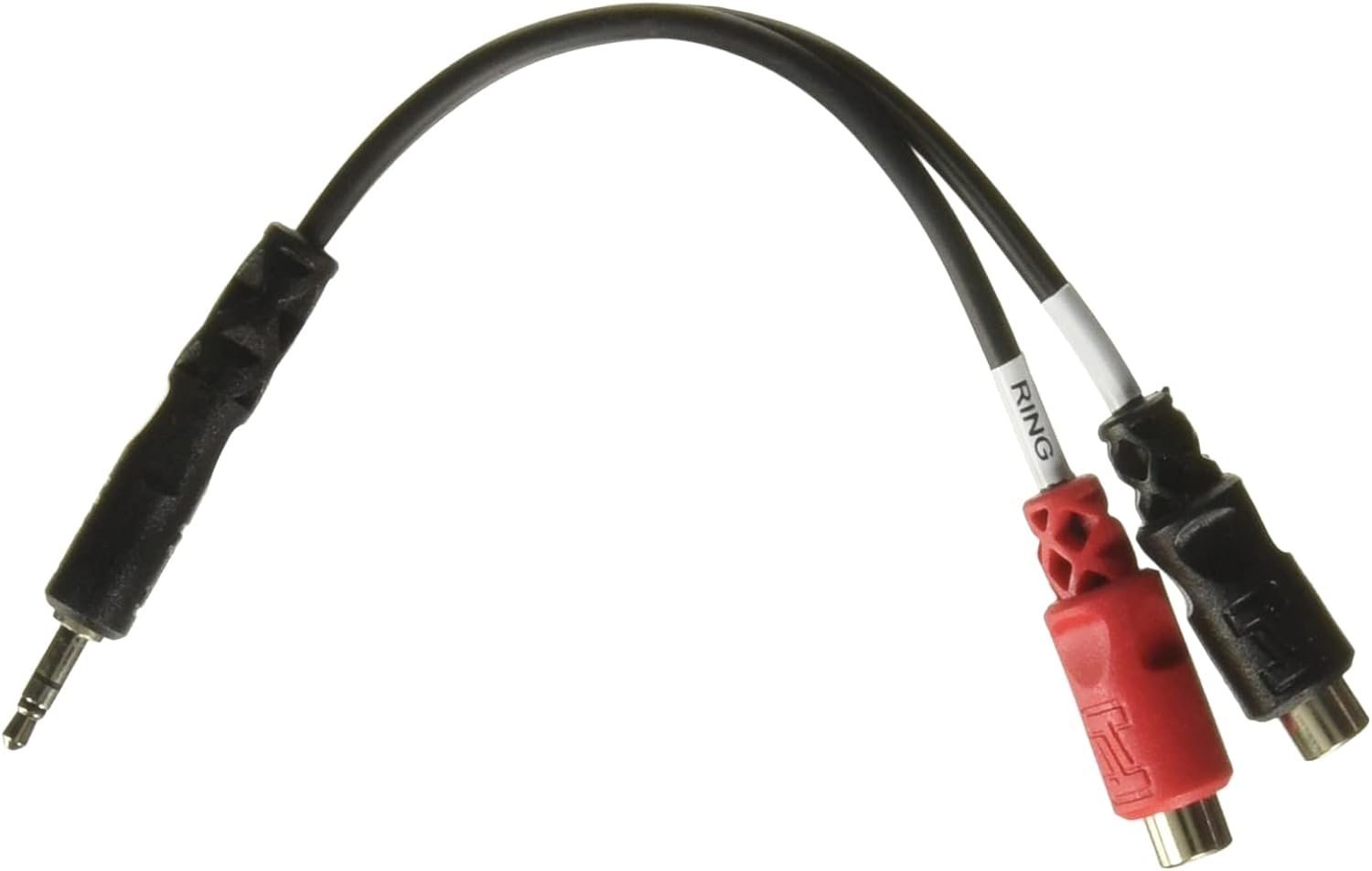 Hosa YRA-154 3.5 mm TRS to Dual RCAF Stereo Breakout Cable