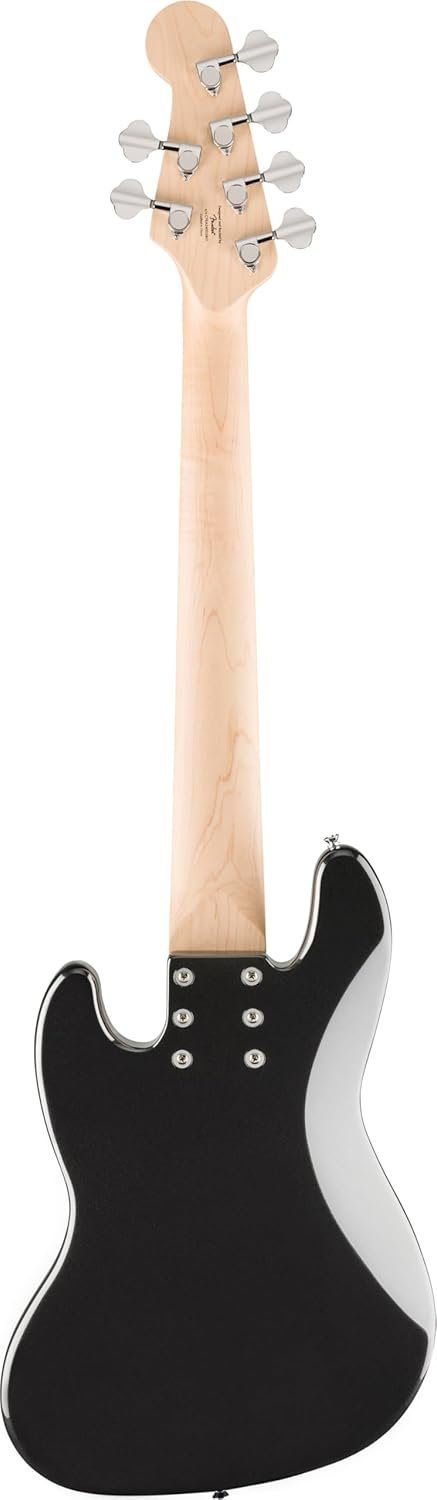 Affinity Series Jazz Bass VI, Laurel Fingerboard, Black Pickguard, Black Metallic