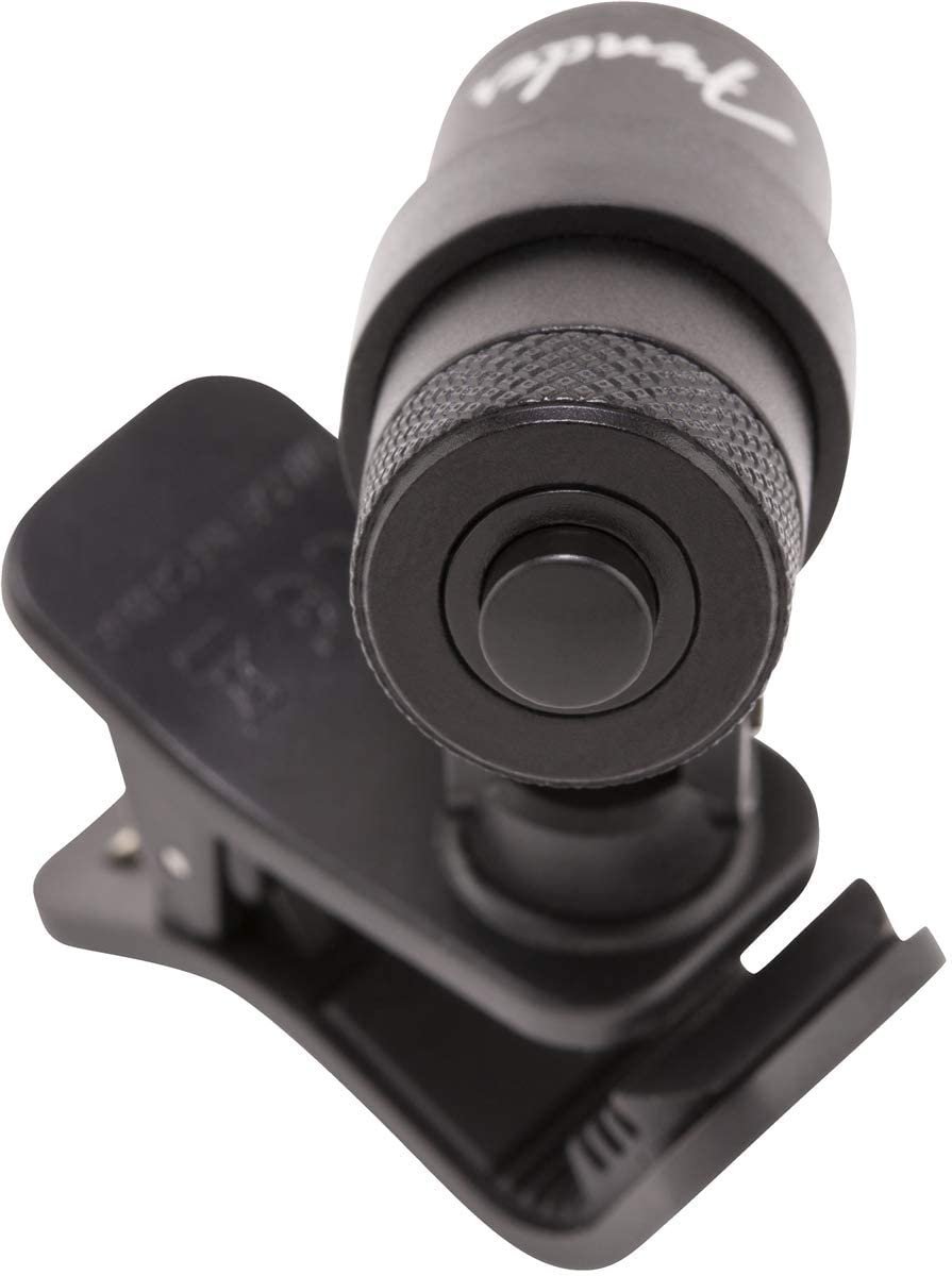 Fender "Bullet" Chromatic Tuner for Electric Guitar, Acoustic Guitar, Bass Guitar, Mandolin, Violin, Viola, and Banjo