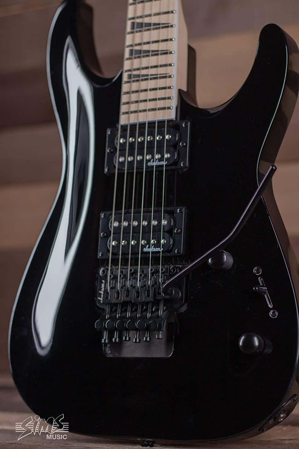 Jackson JS32M Dinky Arched Top Electric Guitar Gloss Black