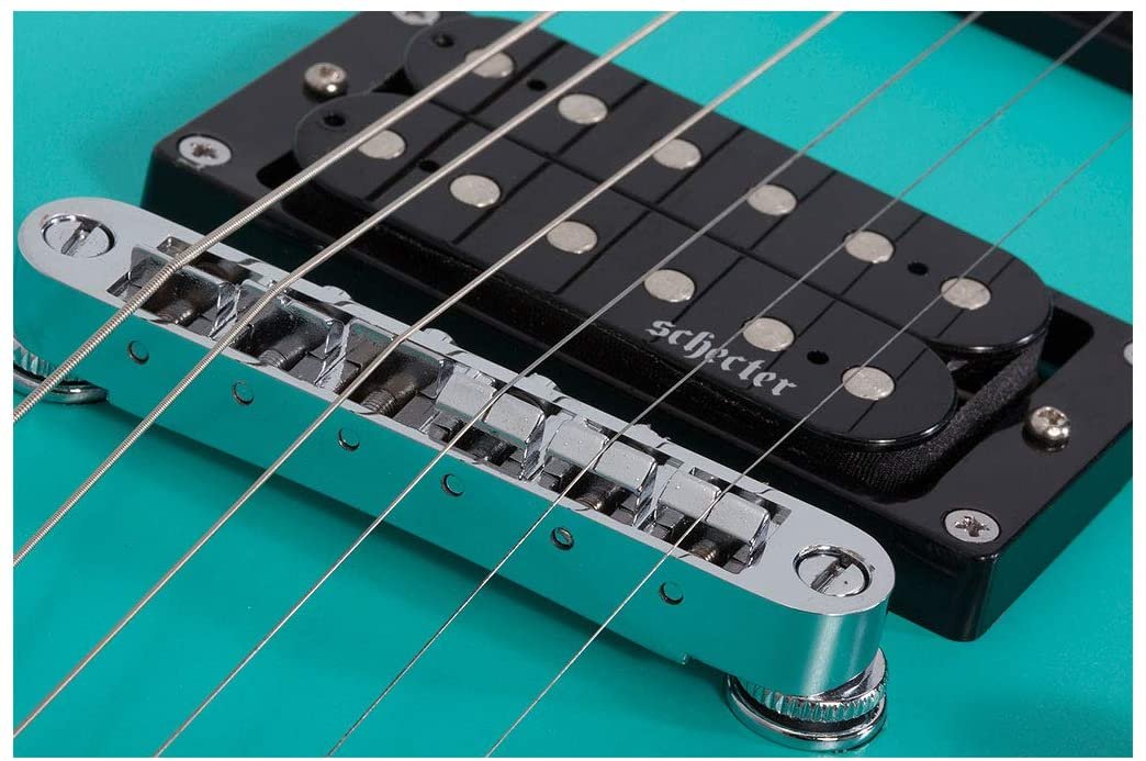 Schecter C-6 Deluxe 6-String Electric Guitar (Right-Hand, Satin Aqua)