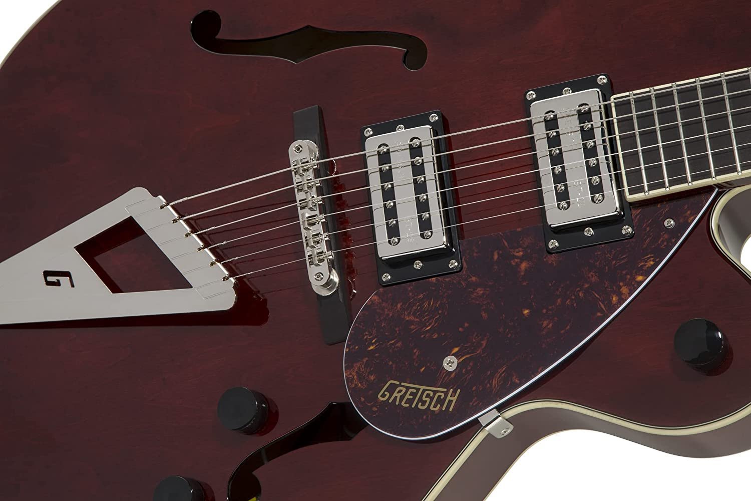 Gretsch Streamliner Hollow Body Walnut w/V-Stoptail & Broad'Tron Pickups