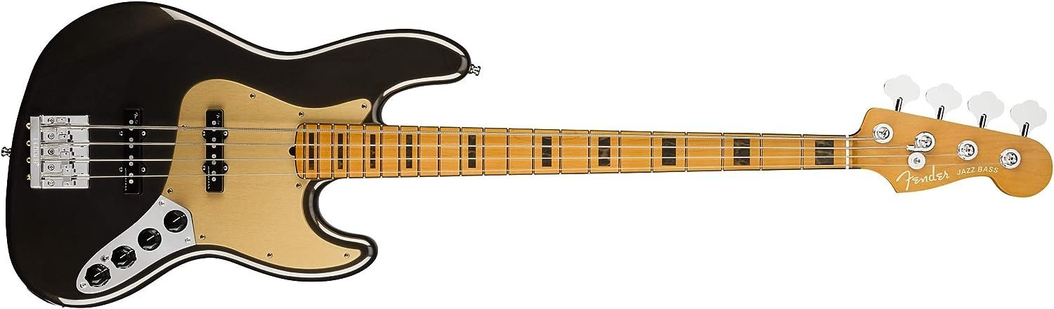 Fender American Ultra Jazz Bass, Texas Tea, Maple Fingerboard