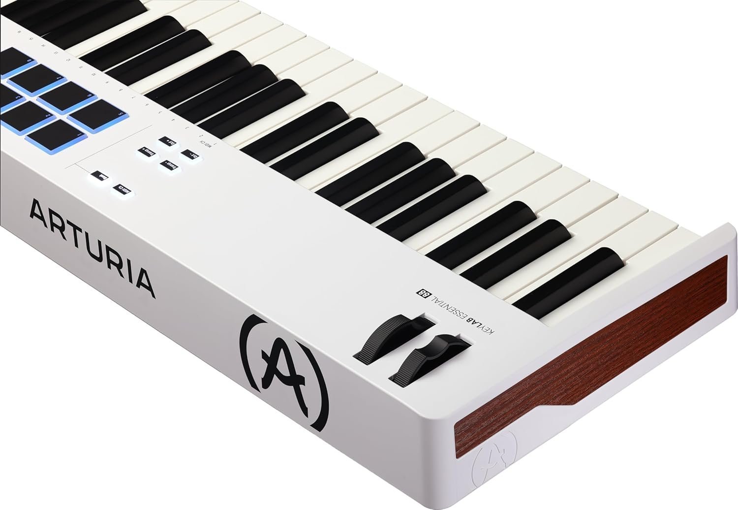 Arturia KeyLab Essential 88 mk3 — 88 key USB MIDI Controller Keyboard with Analog Lab V Software Included, White
