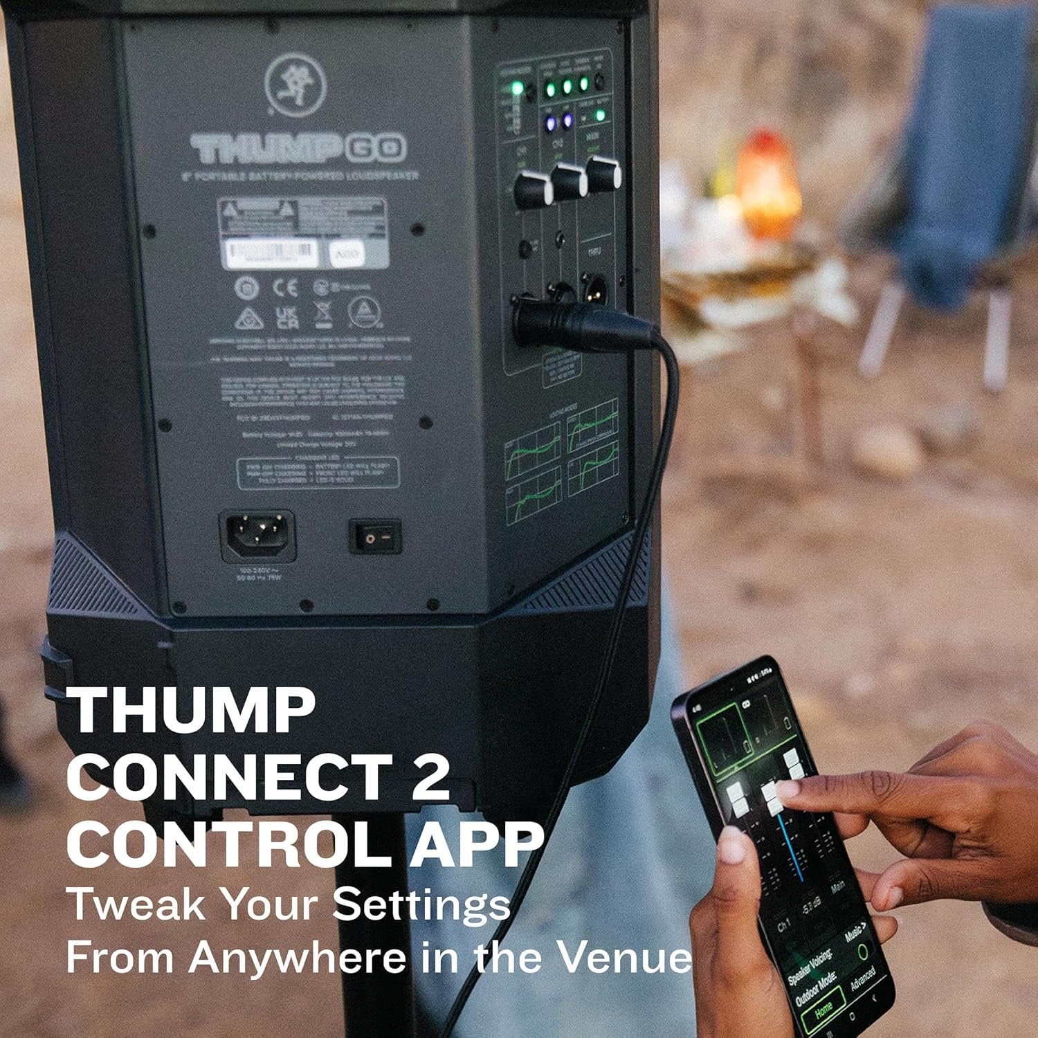 Mackie Thump Series, Thump GO 8-Inch Portable Battery-Powered Loudspeaker