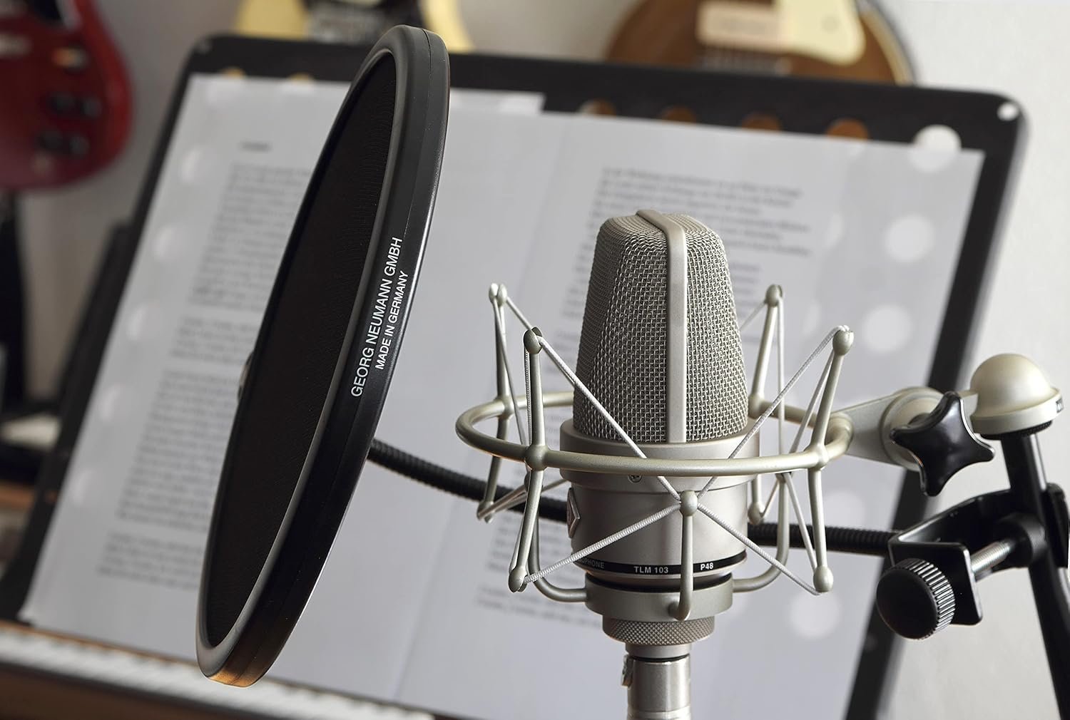 Neumann TLM 103 Large-Diaphragm Condenser Microphone (Mono Set, Nickel)