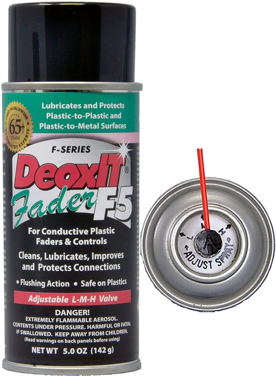 CAIG Laboratories, DeoxIT D5S6 Contact Cleaner + F5S-H6 FaderLube Bundle