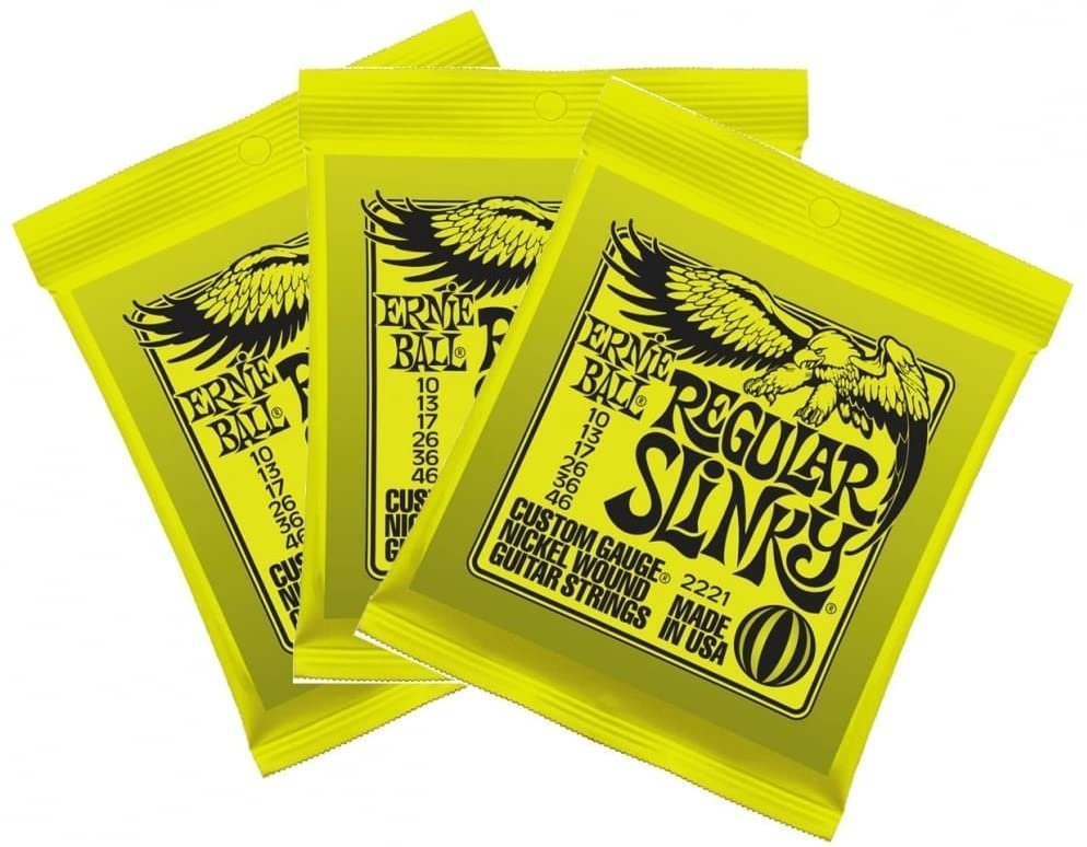 Ernie Ball 2221x3 Regular Slinky 3-set Bundle