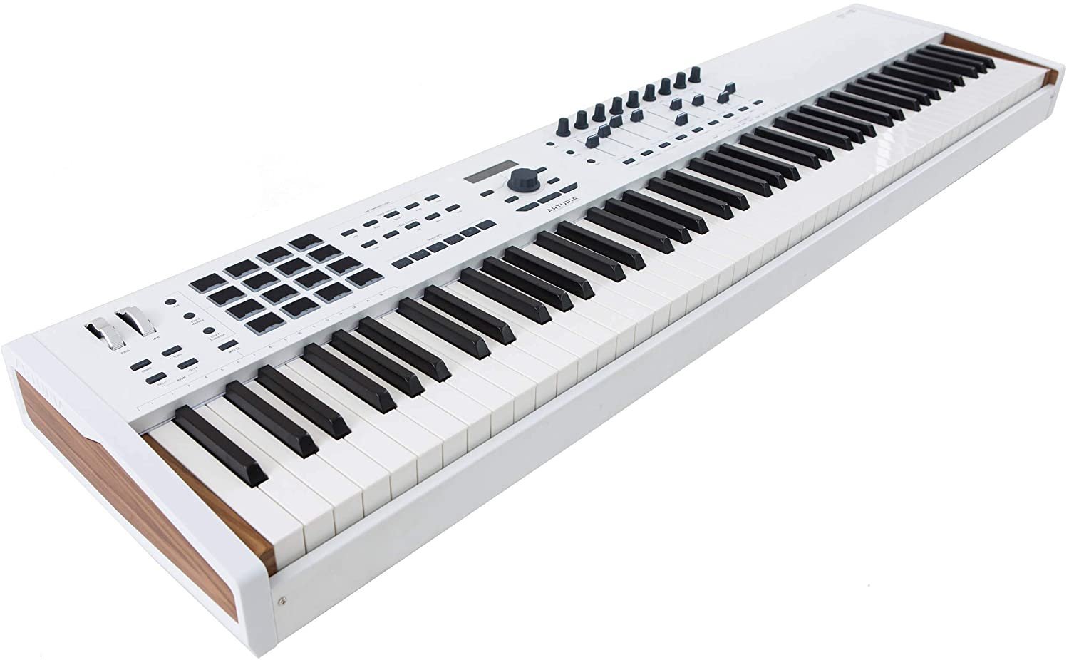 Arturia KeyLab 88 MkII Hammer-Action MIDI Controller and Software, White Version II