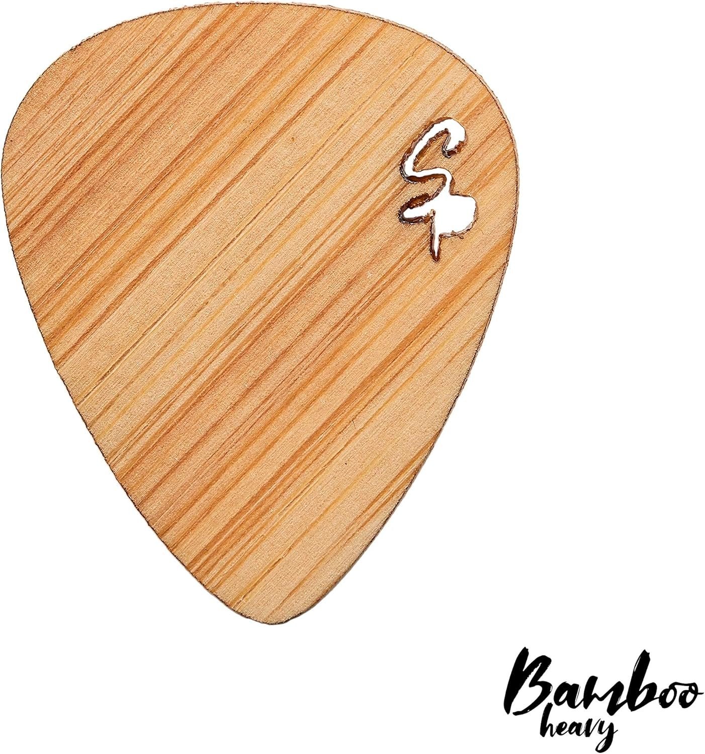 Stickpick | Set of 7 flexible guitar picks made of real wood | For electric, acoustic and bass guitars in various strengths | In aluminum can | Sustainably manufactured | Made in Germany