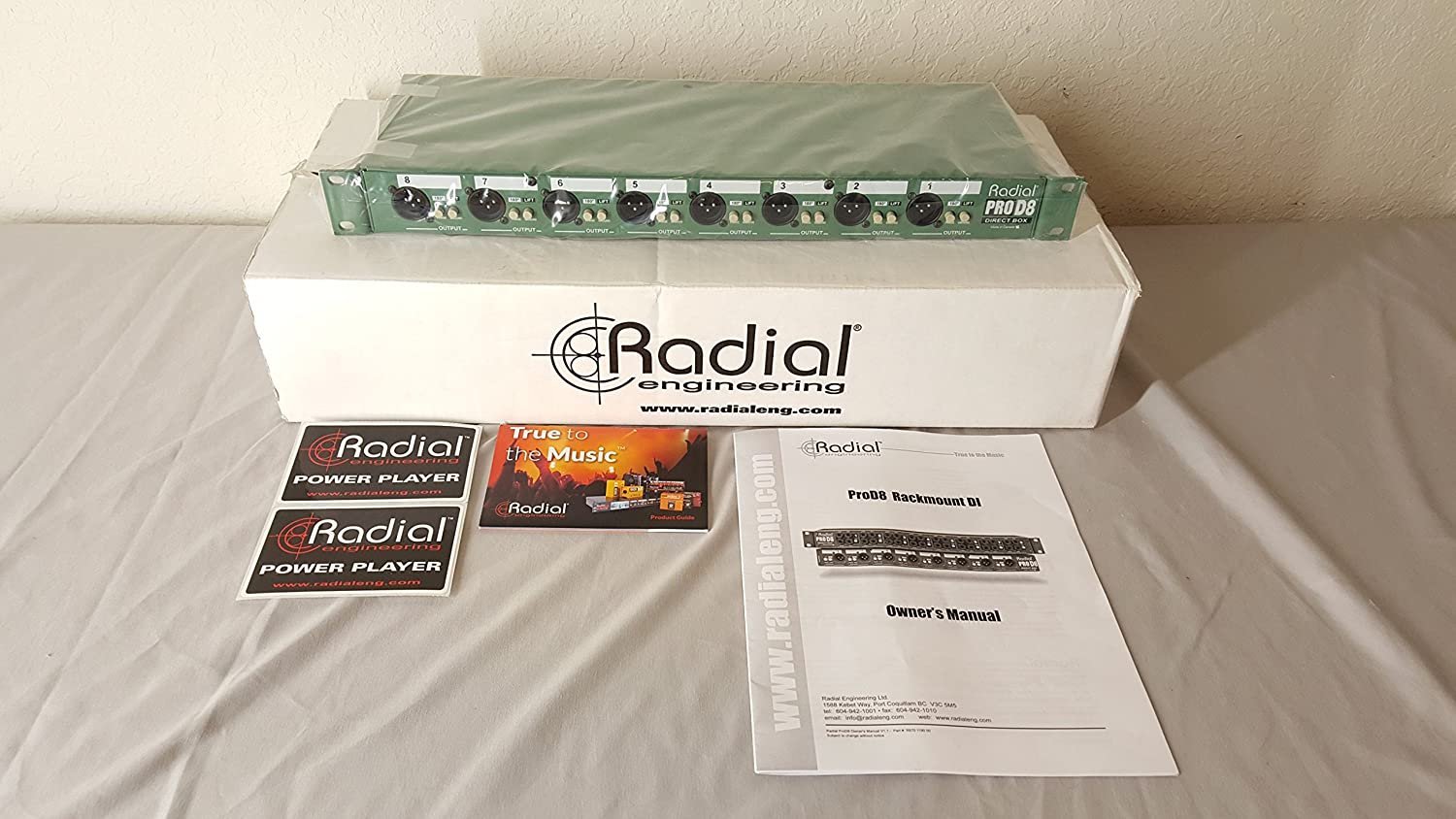 Radial Engineering ProD8 Eight Channel Rackmount DI