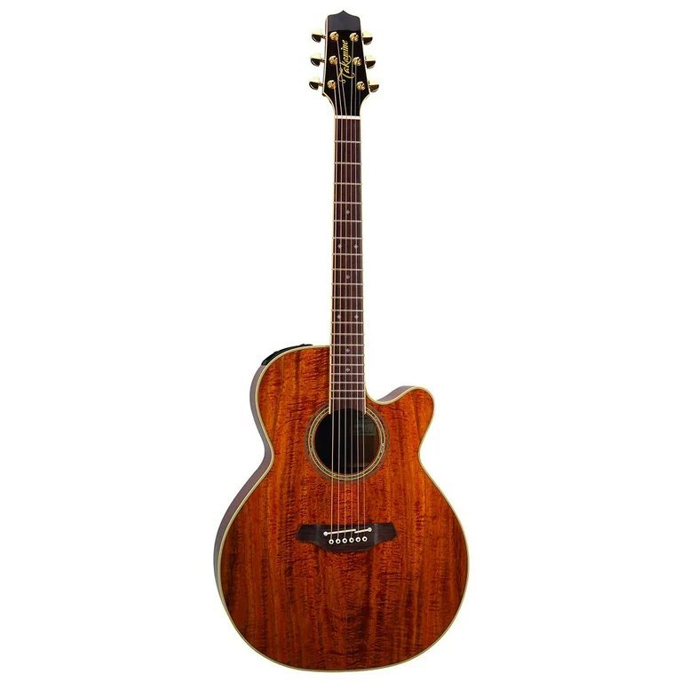 Takamine EF508KC NEX Legacy Series All Koa Acoustic-Electric Guitar Natural