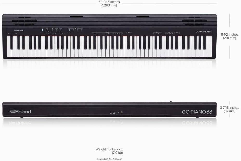 Roland GO:Piano, 88-Key Digital Piano (GO-88P), 88Keys